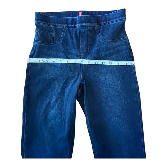 SPANX Jean-ish® Ankle Leggings Skinny Blue Denim Stretch Pull-on Women’s Size S - Picture 7 of 13